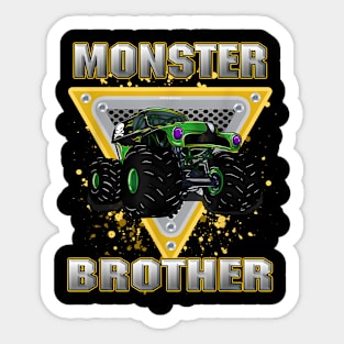 Monster Truck Brother Sticker